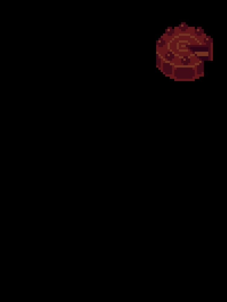 Pixel Chocolate cake - pixel food art by LittleFoodShop