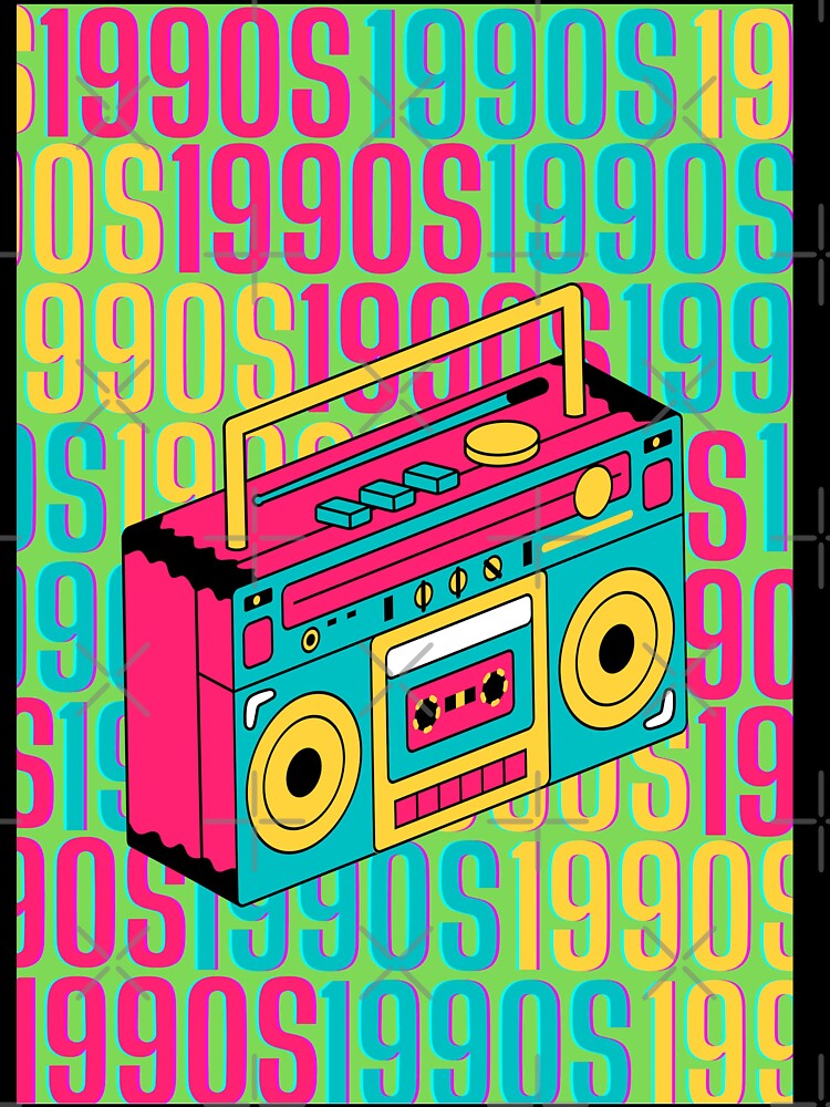 1990s retro design 1 - Green Background by PunjabanJatti T-Shirts, Hoodie, Sweatshirt | BlankRebels.com (Image 3)
