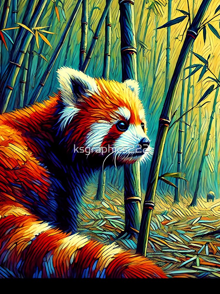 Red Panda Art #6 | Red Panda Lovers by ksgraphics222 T-Shirts, Hoodie, Sweatshirt | BlankRebels.com (Image 3)