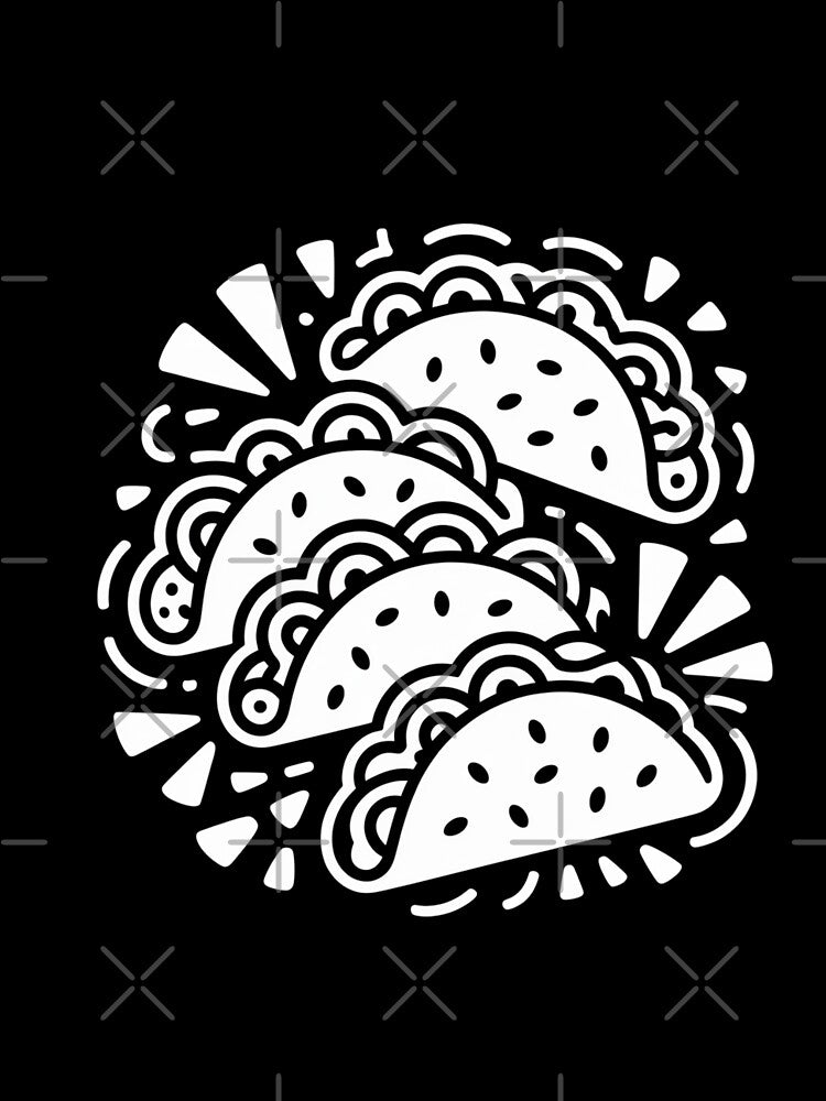 Colorful Tacos T-Shirt | Festive Taco Tuesday Celebration by Reichcorp Hoodie, Sweatshirt | BlankRebels.com (Image 3)