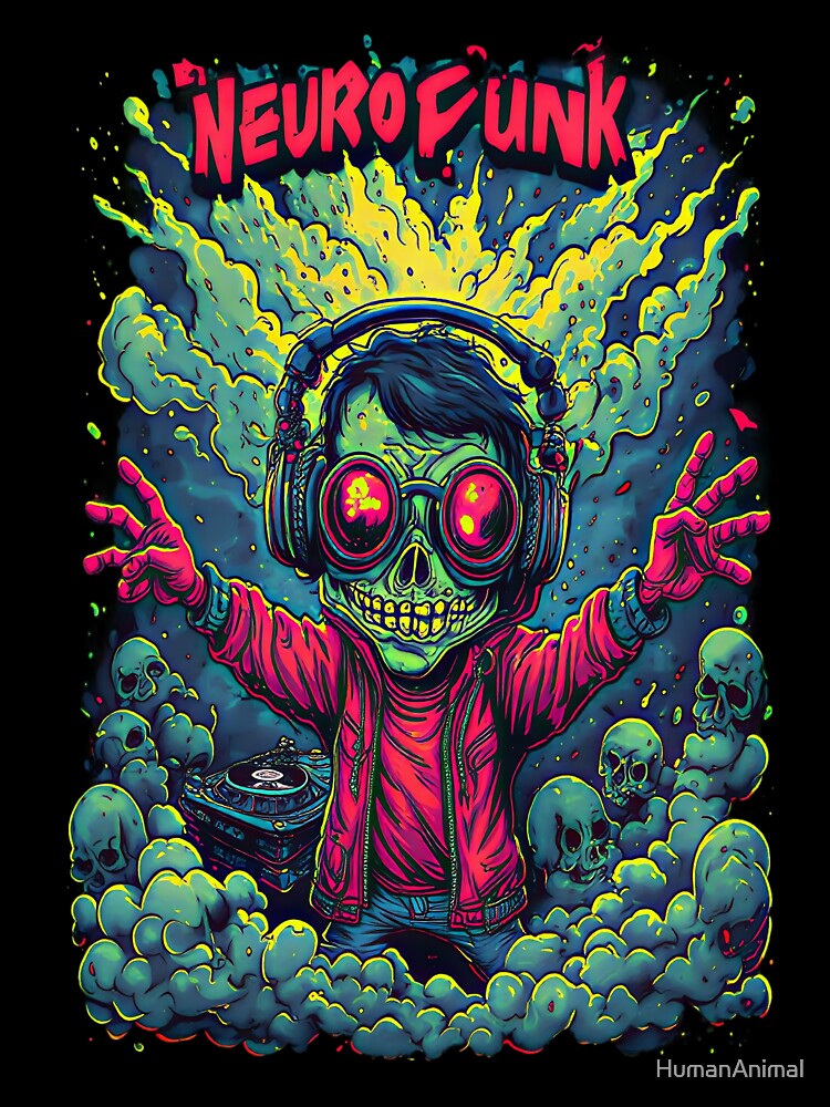 Dj Neuro by HumanAnimal T-Shirts, Hoodie, Sweatshirt | BlankRebels.com (Image 3)