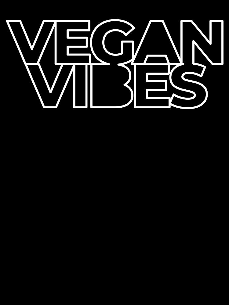 Vegan Vibes outline by ReignGFX T-Shirts, Hoodie, Sweatshirt | BlankRebels.com (Image 3)