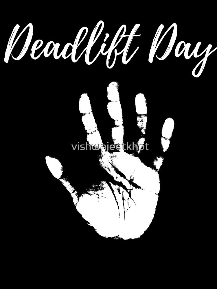 Deadlift Day by vishwajeetkhot T-Shirts, Hoodie, Sweatshirt | BlankRebels.com (Image 3)