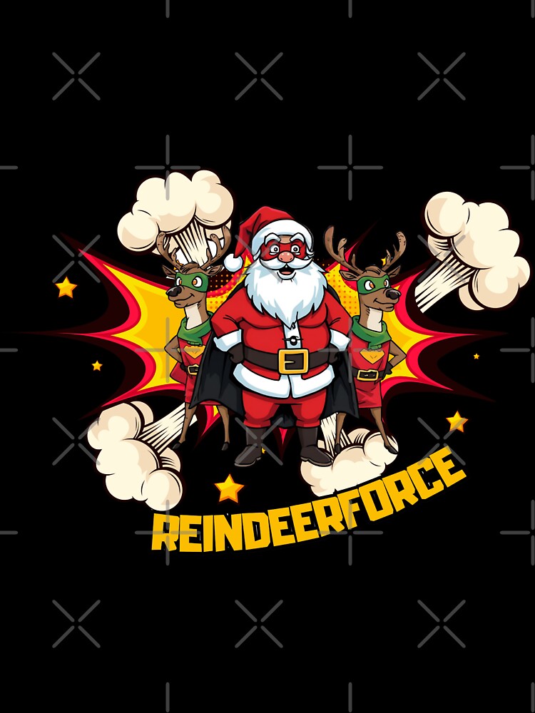 ReindeerForce – Superhero Santa Squad T-Shirts, Hoodie, Sweatshirt