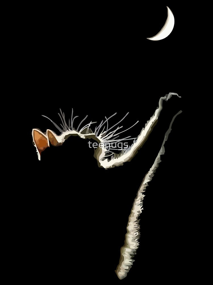 Moon Cat Kitty Reach To The Moon by teenugs T-Shirts, Hoodie, Sweatshirt | BlankRebels.com (Image 3)