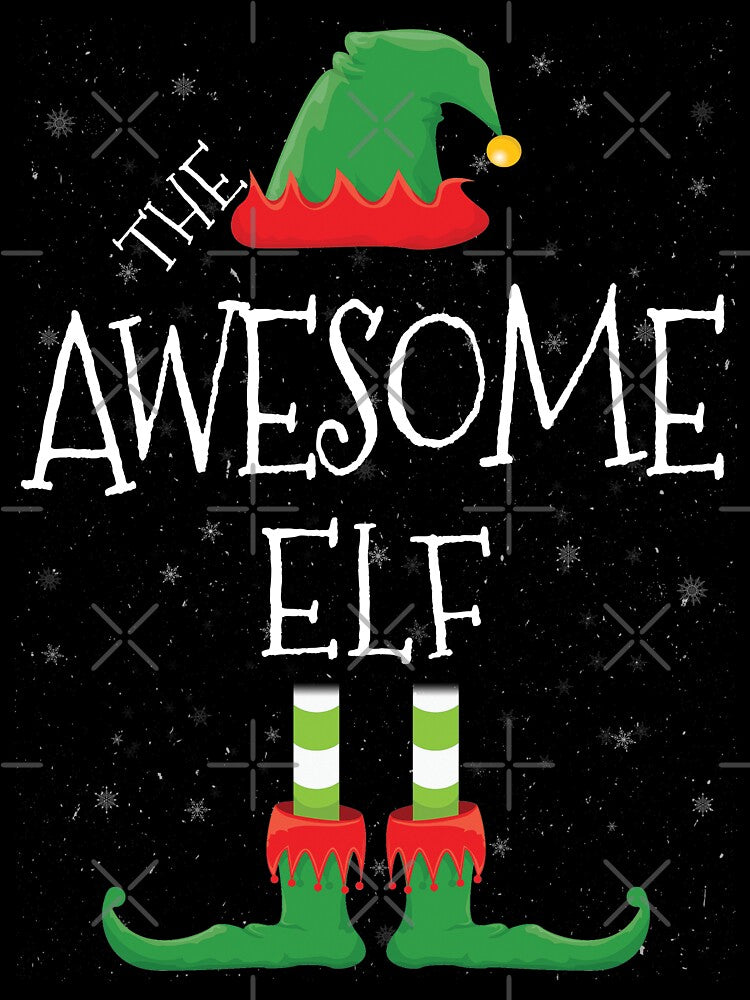 Awesome Elf Family Matching Christmas Group Funny Gift by DavisHasari T-Shirts, Hoodie, Sweatshirt (Image 3)