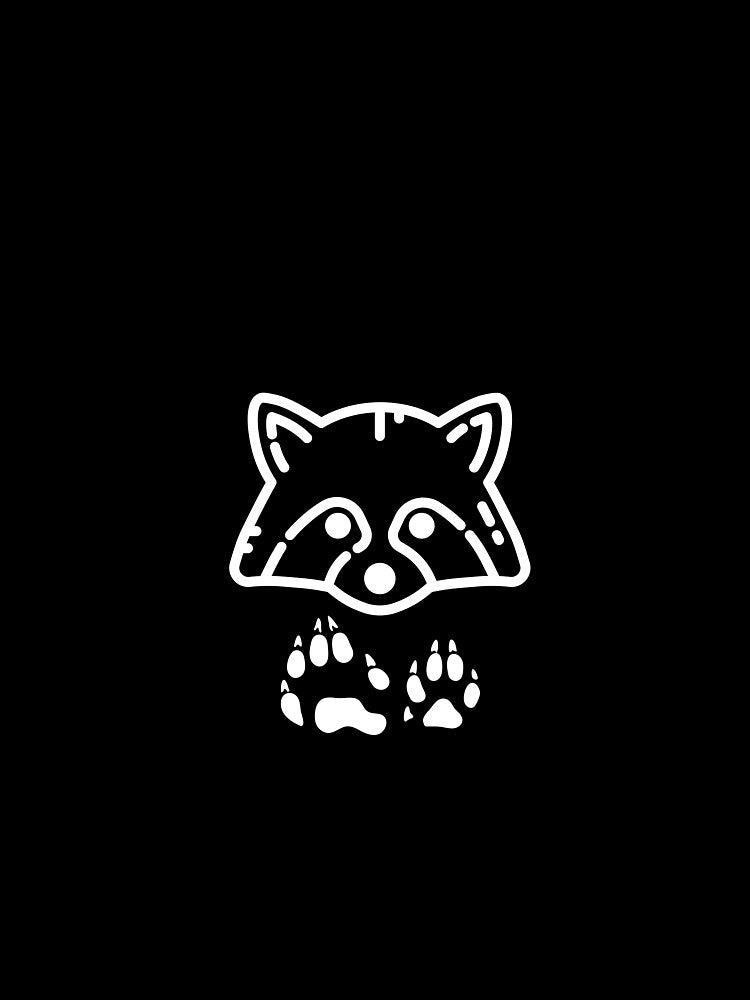 Digital illustration of a little raccoon buddy. by QandAshop T-Shirts, Hoodie, Sweatshirt | BlankRebels.com (Image 3)