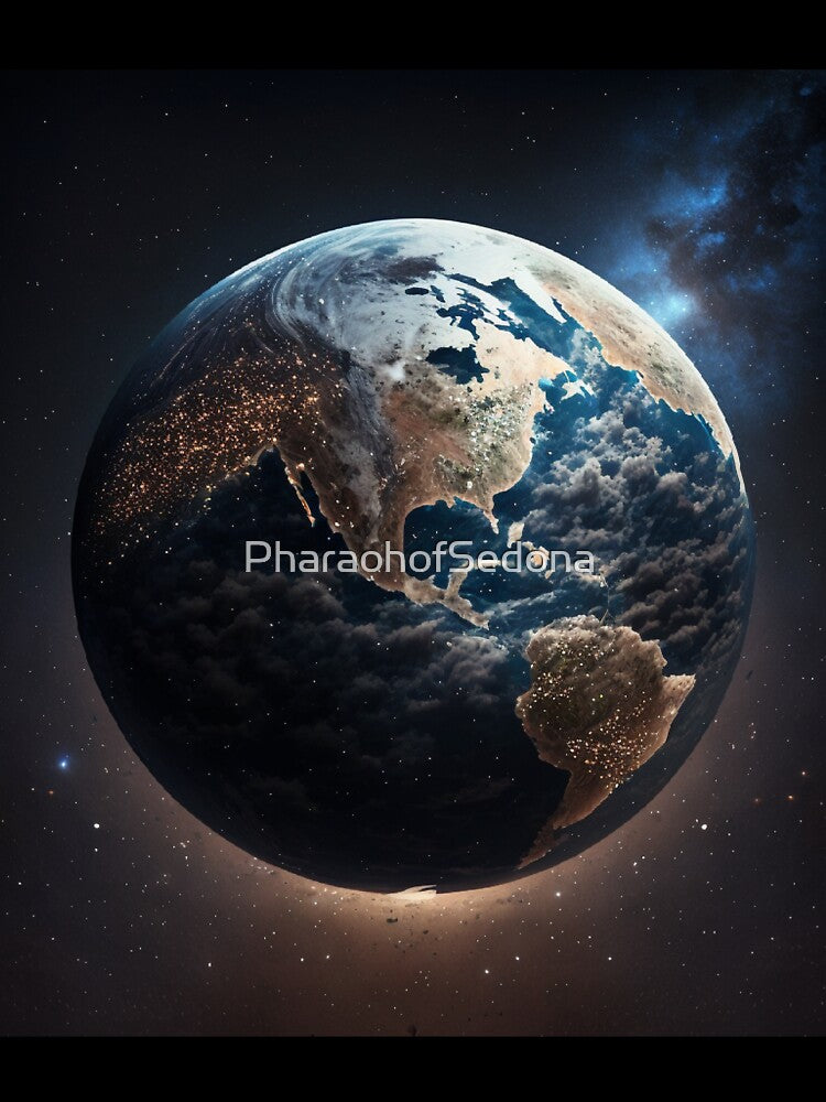 Earth from Space by PharaohofSedona T-Shirts, Hoodie, Sweatshirt | BlankRebels.com (Image 3)