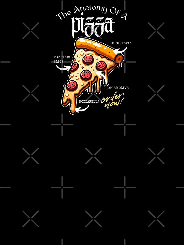 The Anatomy Of Pizza Slice by The magic  Yellow bus T-Shirts, Hoodie, Sweatshirt | BlankRebels.com (Image 3)