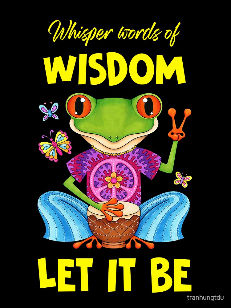 Whisper Words Of Wisdom Let It Be Hippie by tranhungtdu T-Shirts, Hoodie, Sweatshirt | BlankRebels.com (Image 3)