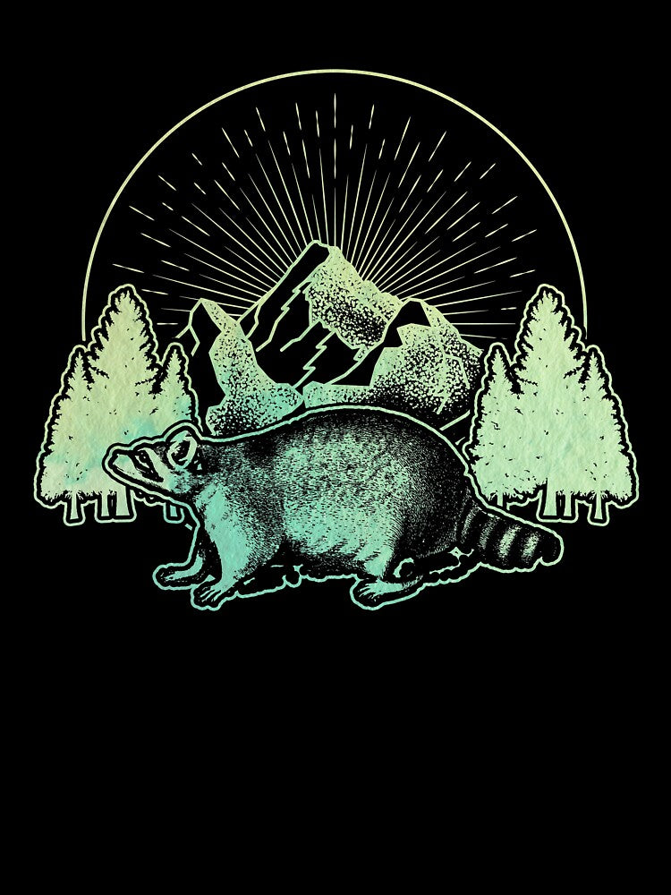 Raccoon Outdoor Camping by BLake77777 T-Shirts, Hoodie, Sweatshirt | BlankRebels.com (Image 3)