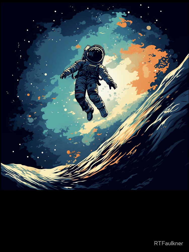Floating Astronaut by RTFaulkner T-Shirts, Hoodie, Sweatshirt | BlankRebels.com (Image 3)