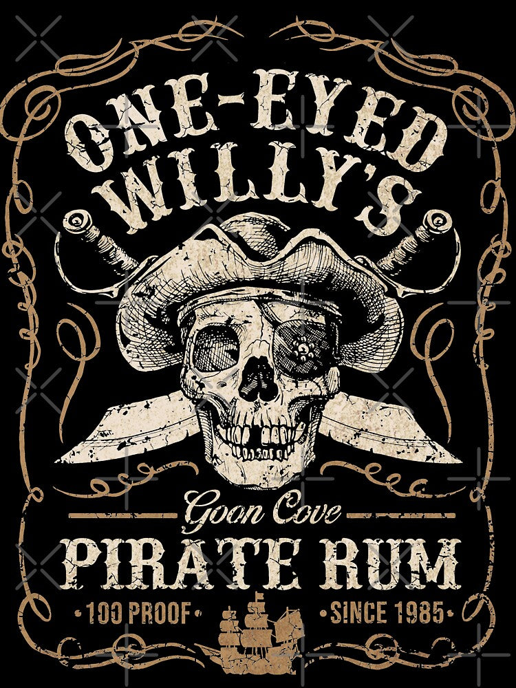 One Eyed Willy's Goon Cove Pirate Rum by OffWorldTees T-Shirts, Hoodie, Sweatshirt | BlankRebels.com (Image 3)