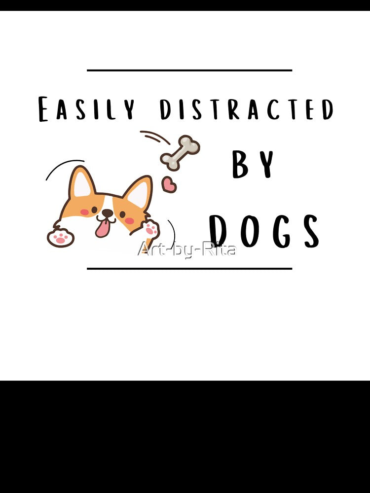 Easily Distracted by Dogs by Art-by-Rita T-Shirts, Hoodie, Sweatshirt | BlankRebels.com (Image 3)