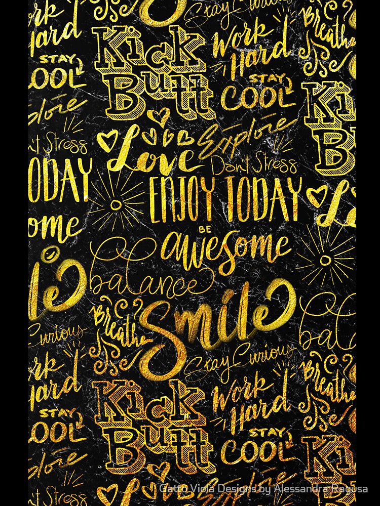 Inspirational Words by Gatto Viola Designs by Alessandra Ragusa T-Shirts, Hoodie, Sweatshirt | BlankRebels.com (Image 3)