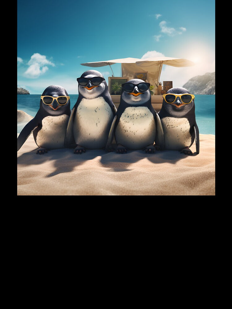 Penguin Summer Holiday by FarOutTees T-Shirts, Hoodie, Sweatshirt | BlankRebels.com (Image 3)