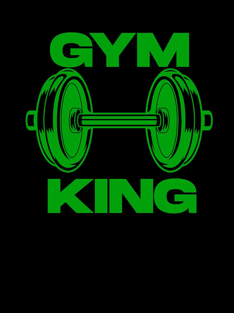 Gym King Dumbell icon by UnshieldArt T-Shirts, Hoodie, Sweatshirt | BlankRebels.com (Image 3)