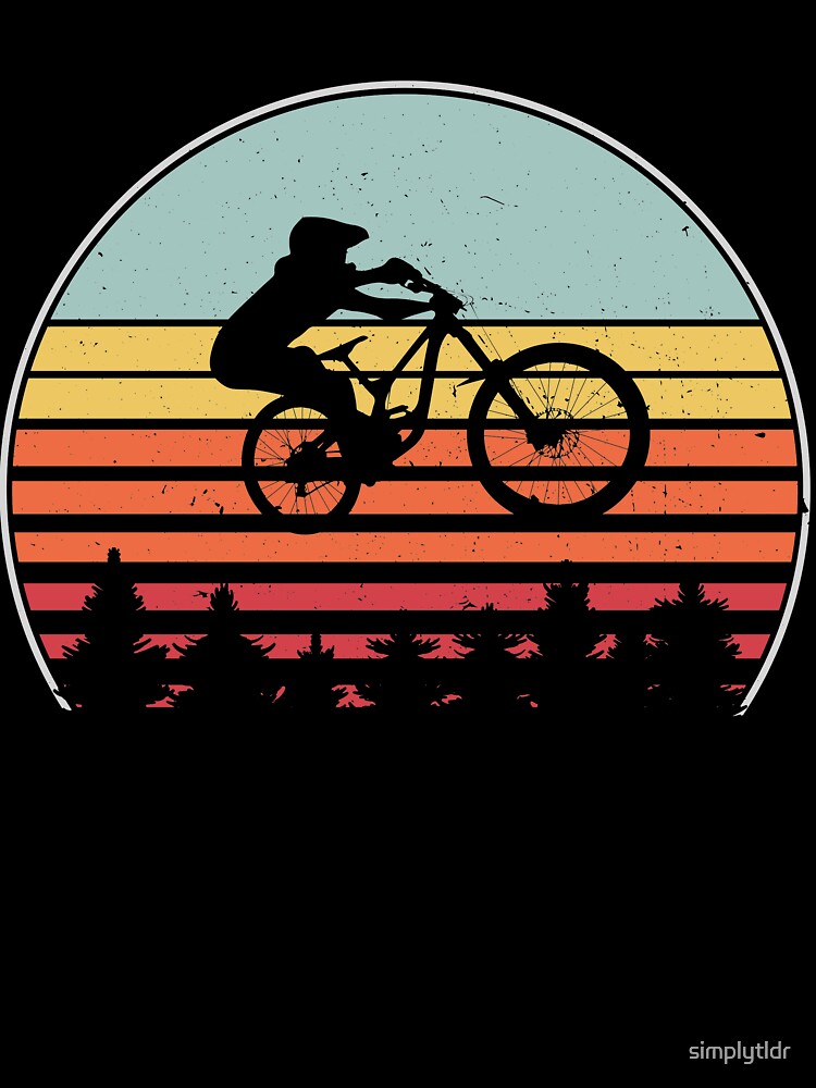 Mountain Bike Vintage Down Hill Biking Gift by simplytldr T-Shirts, Hoodie, Sweatshirt | BlankRebels.com (Image 3)
