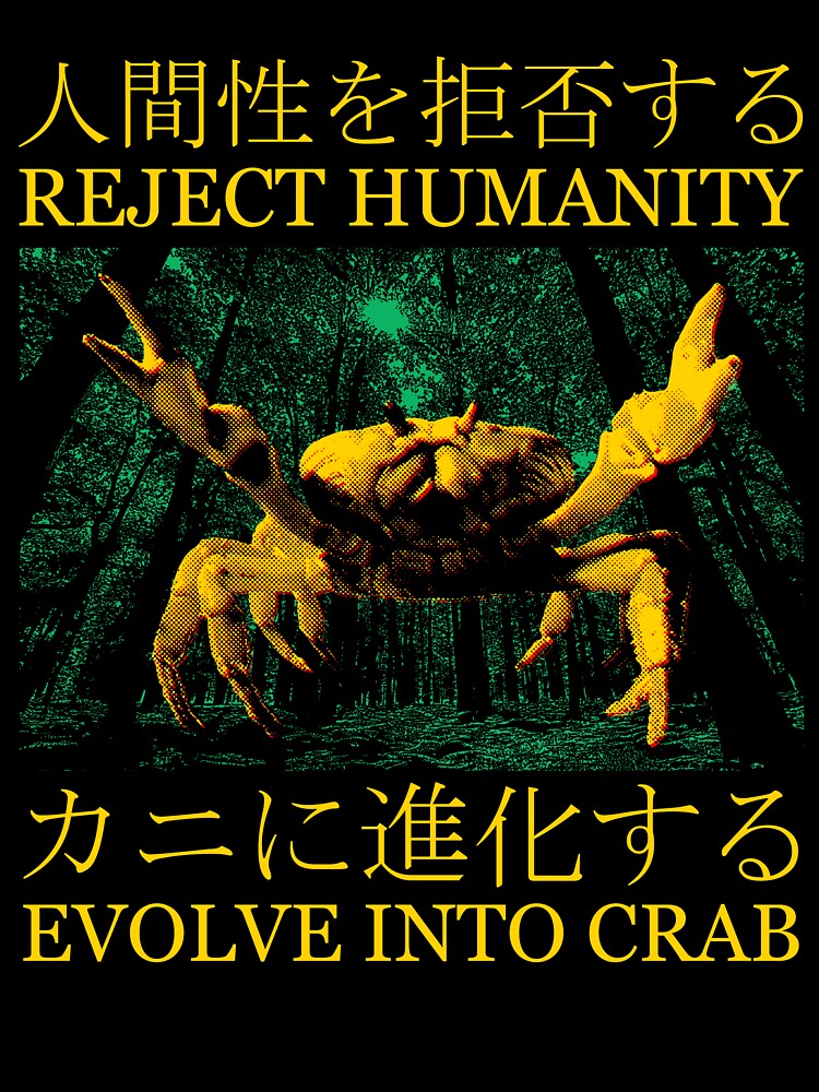 Evolve into Crab Japanese Vintage by VintageMedatsu