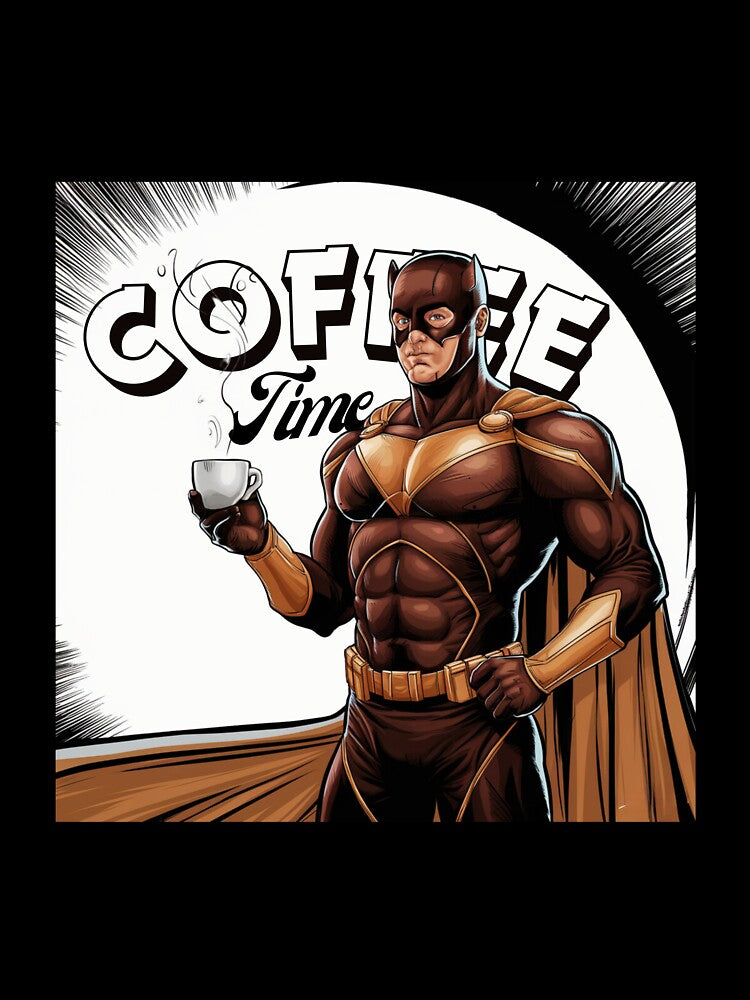 Coffee Superhero Design - Energy Art for Clothing, Mugs, Accessories and Stickers by AlanCStore T-Shirts,... (Image 3)