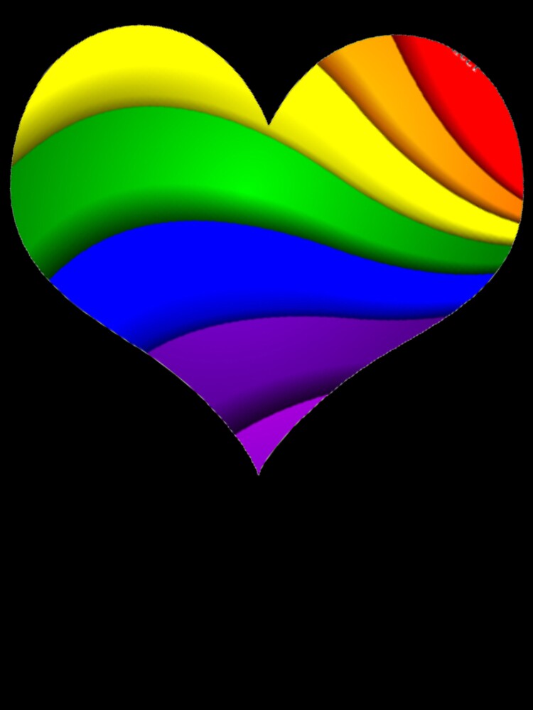 Hippie Loveheart Rainbow by BuggingOut T-Shirts, Hoodie, Sweatshirt | BlankRebels.com (Image 3)