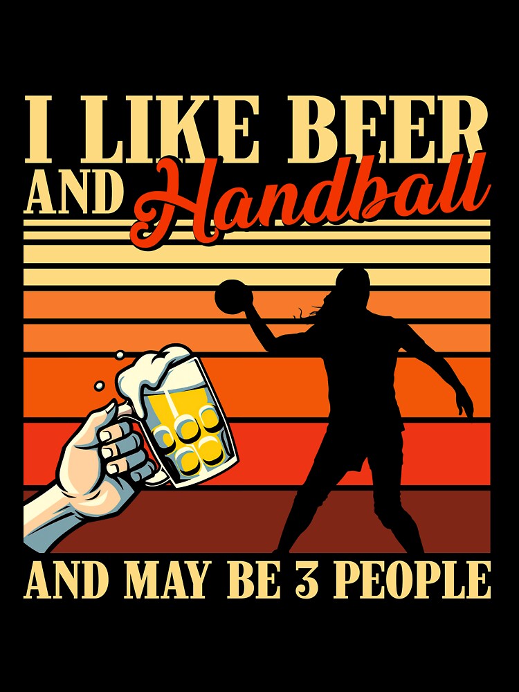 I Like Beer And Sport Vintage Handball by AletacStore T-Shirts, Hoodie, Sweatshirt | BlankRebels.com (Image 3)