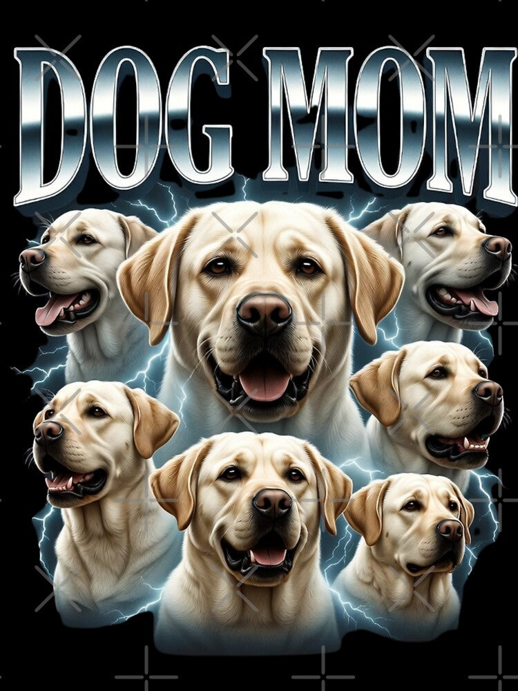 Retro Labrador Retriever Heavy Metal Aesthetic Design by GrumpySableye T-Shirts, Hoodie, Sweatshirt (Image 3)