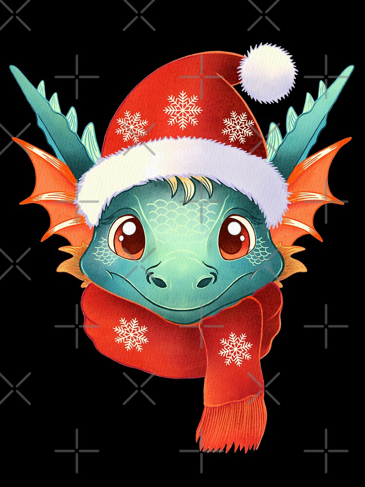 Christmas little dragon by AngeMNunez T-Shirts, Hoodie, Sweatshirt | BlankRebels.com (Image 3)