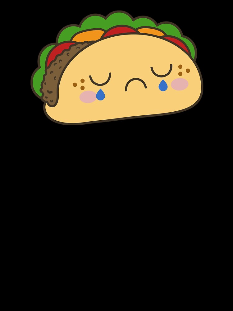 Sad Kawaii Taco by NIFE-FUN T-Shirts, Hoodie, Sweatshirt | BlankRebels.com (Image 3)