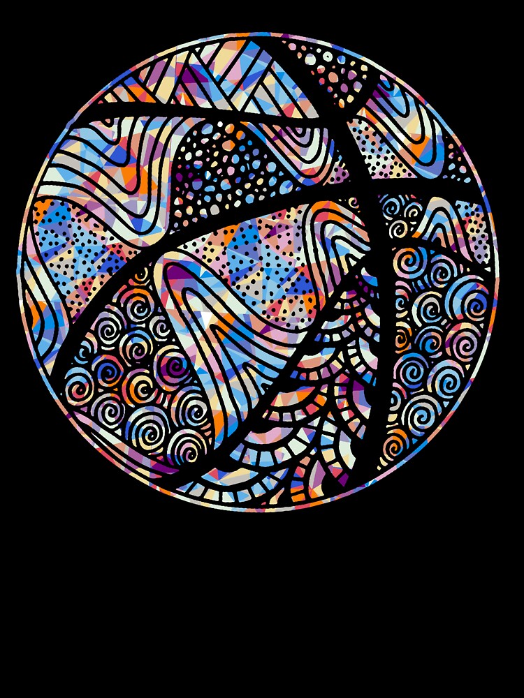 Cool And Awesome Basketball Geometric by UnknownArtistt T-Shirts, Hoodie, Sweatshirt | BlankRebels.com (Image 3)
