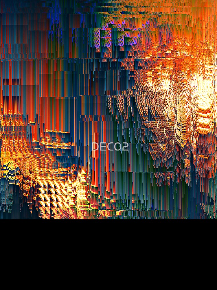 Cyberpunk Futuristic Bold And Edgy Abstract Glitch Art by DEC02 T-Shirts, Hoodie, Sweatshirt | BlankRebels.com (Image 3)