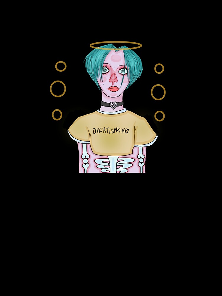 Overthinking by Klara McElroy T-Shirts, Hoodie, Sweatshirt | BlankRebels.com (Image 3)