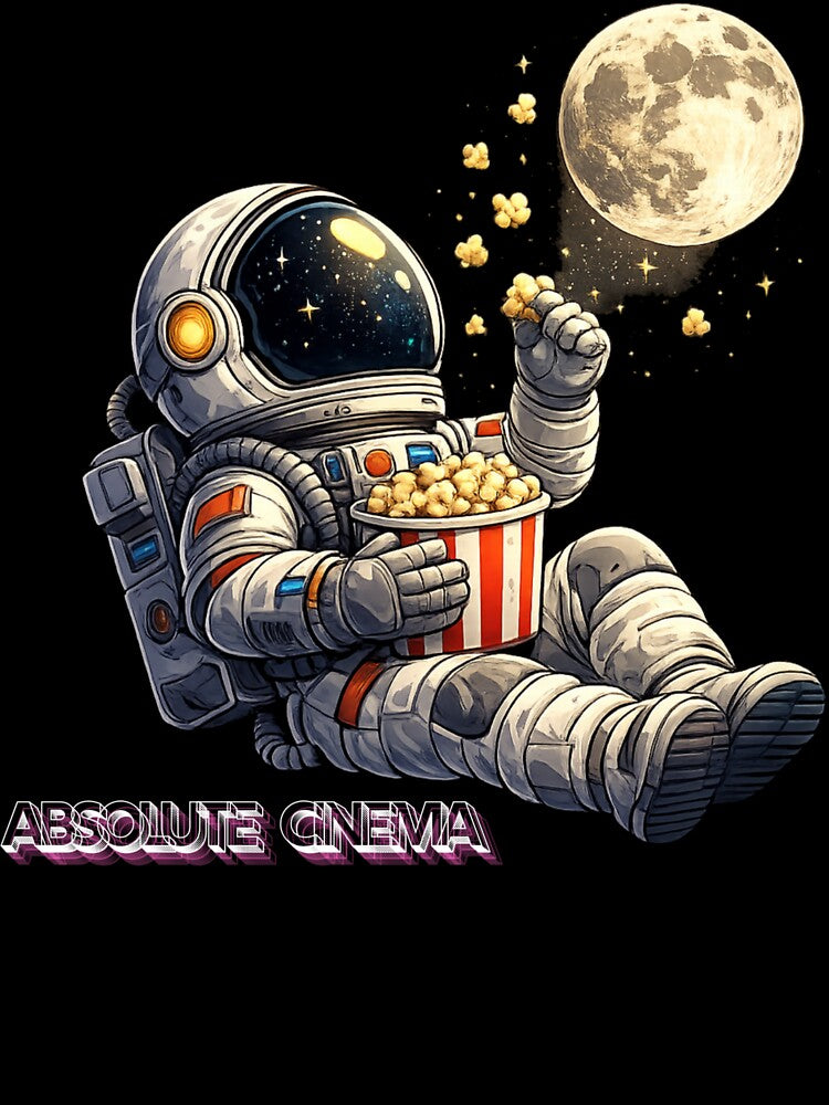 Absolute Cinema Astronaut T-shirt by BsDrip