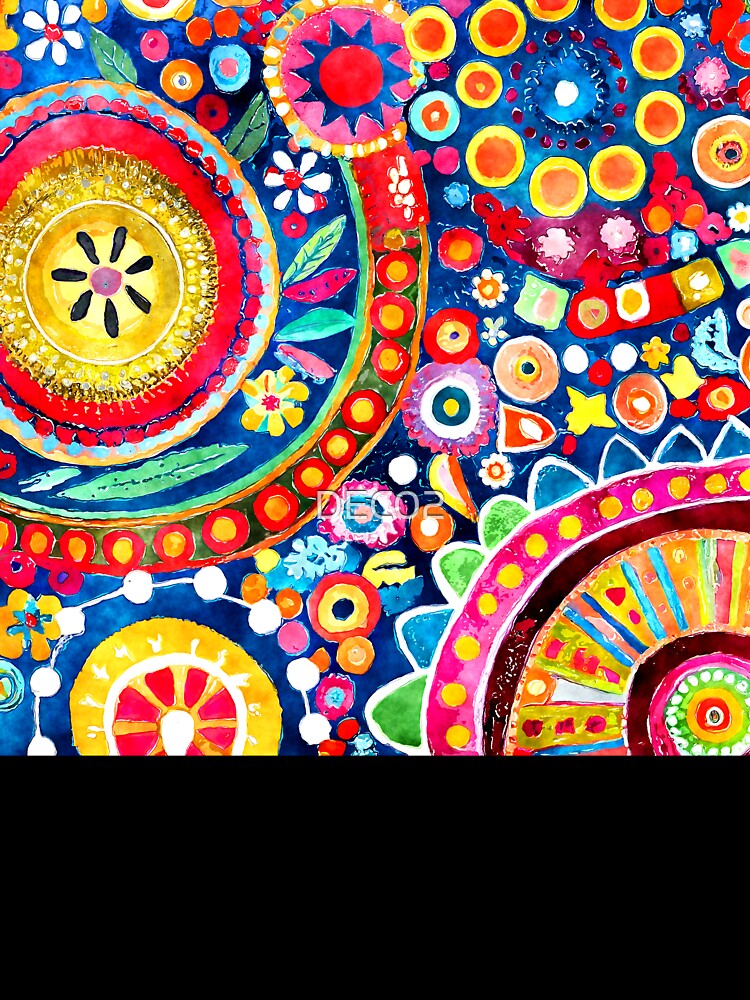 Funky Retro 1960's Hippie Colorful Abstract Design Pattern by DEC02 T-Shirts, Hoodie, Sweatshirt | BlankRebels.com (Image 3)