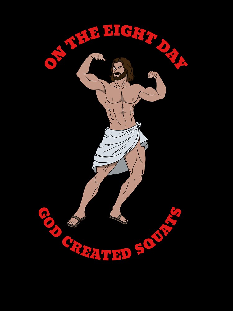 On The Eight Day God Created Squats by PucksPlace T-Shirts, Hoodie, Sweatshirt | BlankRebels.com (Image 3)