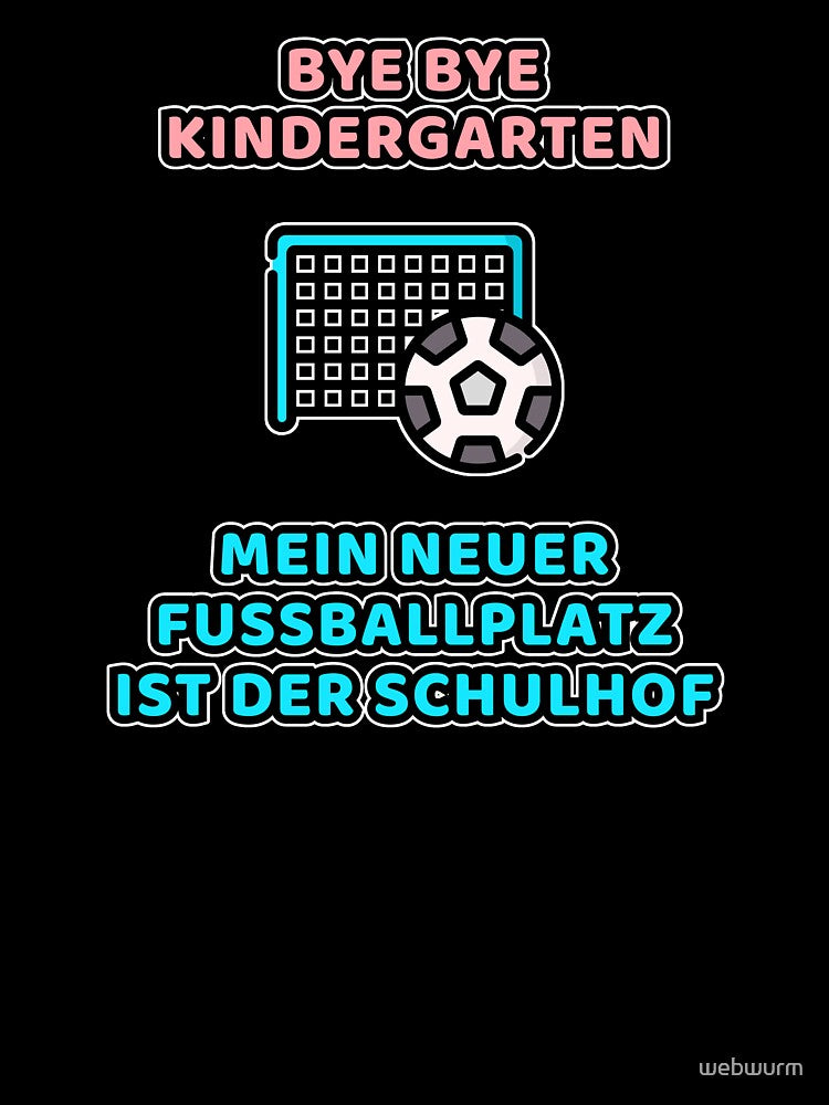 Bye Kindergarten, my new football field in the schoolyard by WurmWeb.DesignShop