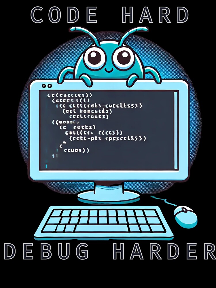 Code Hard Debug Harder Debugging Beast by UN-FUR-GETTABLE T-Shirts, Hoodie, Sweatshirt | BlankRebels.com (Image 3)