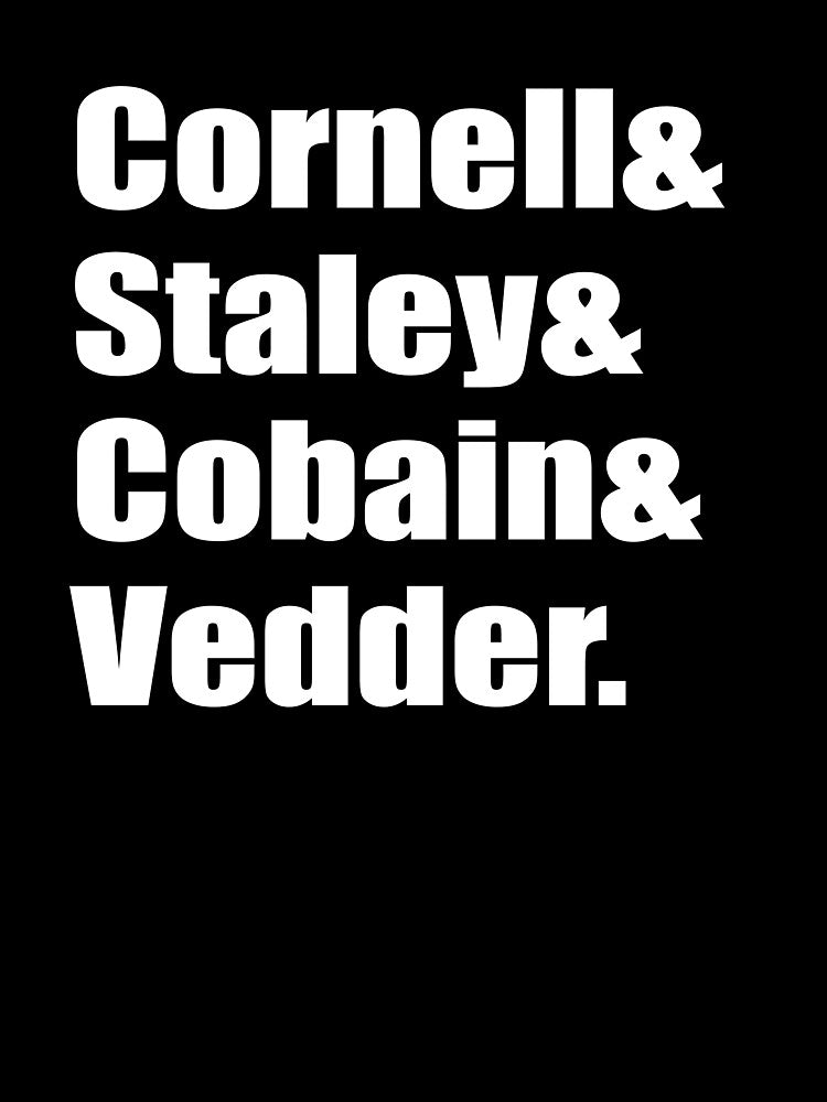Four icons of grunge! by GenXGrunge T-Shirts, Hoodie, Sweatshirt | BlankRebels.com (Image 3)