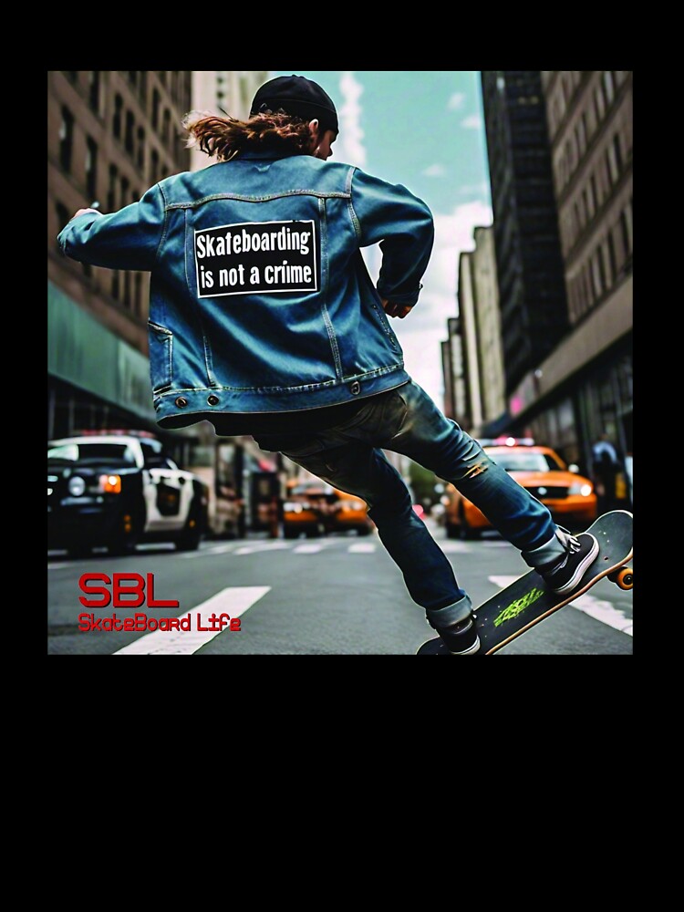 Skateboarding is not a crime 2 by ForecastVSN T-Shirts, Hoodie, Sweatshirt | BlankRebels.com (Image 3)