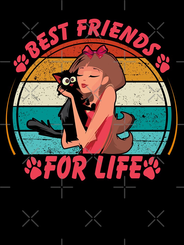 Best Friends Life Retro Cat Lovers T-Shirts, Hoodie, Sweatshirt