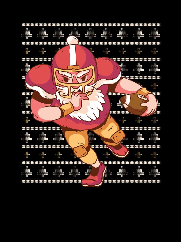 American Football Rugby Gridiron Santa Christmas X-mas by AaaleXX T-Shirts, Hoodie, Sweatshirt | BlankRebels.com (Image 3)
