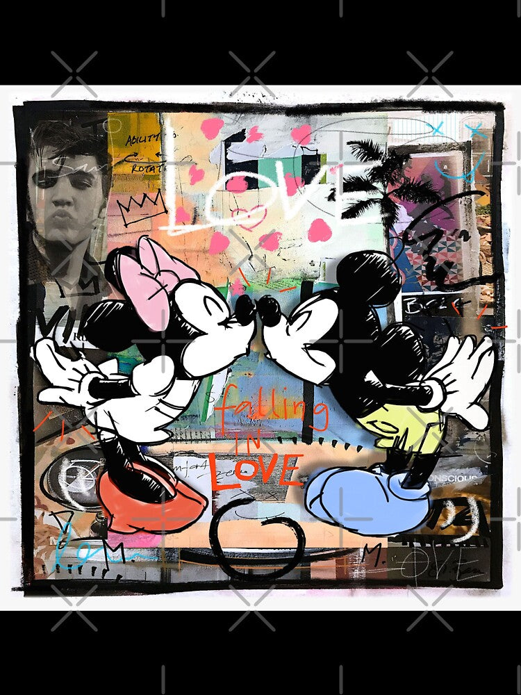 Fashion Mouse, Urban Pop Art, Falling in Love, Modern Art, Comic, Street Art by ExquisiteShots