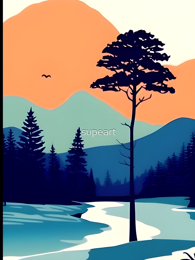 Add a Touch of Beauty and Tranquility to Your Space with Our Wide Range of Gorgeous Outdoor Tree View Prints by... (Image 3)