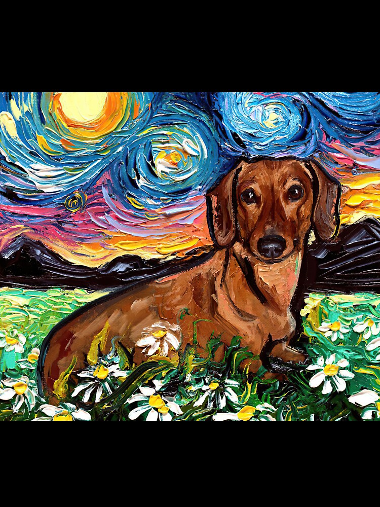 Vintage Dachshund Art by SiouxLove T-Shirts, Hoodie, Sweatshirt | BlankRebels.com (Image 3)