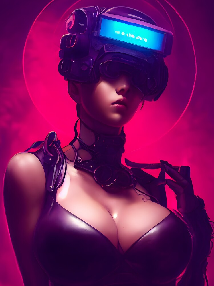 Hot Cyberpunk Woman by ArtAT