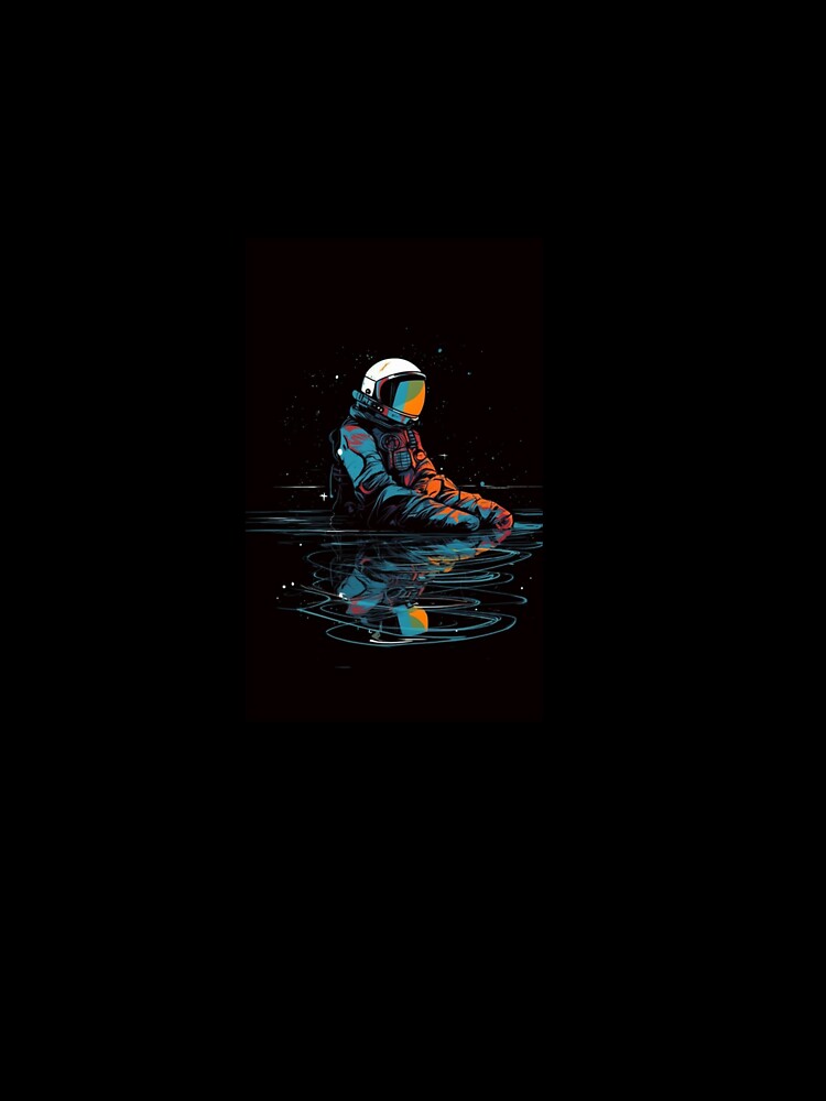 Astronaut in Galactic Water Ripple by Galactic1Arts T-Shirts, Hoodie, Sweatshirt | BlankRebels.com (Image 3)