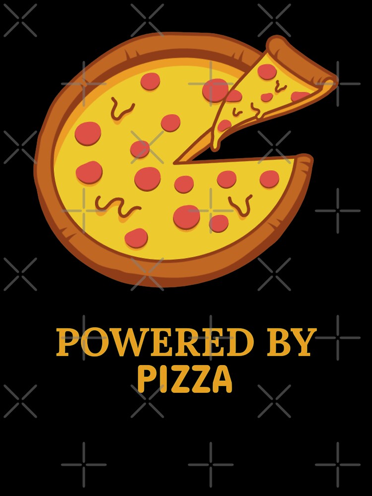Powered By Pizza - Pizza Day by ManiaTeec T-Shirts, Hoodie, Sweatshirt | BlankRebels.com (Image 3)