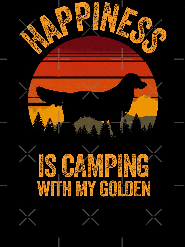 Country Happiness Is Camping With My Golden Retriever by Guarddogdrive T-Shirts, Hoodie, Sweatshirt (Image 3)