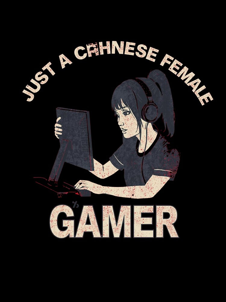 Just a Chinese Female Gamer by RED-MOUSE T-Shirts, Hoodie, Sweatshirt | BlankRebels.com (Image 3)