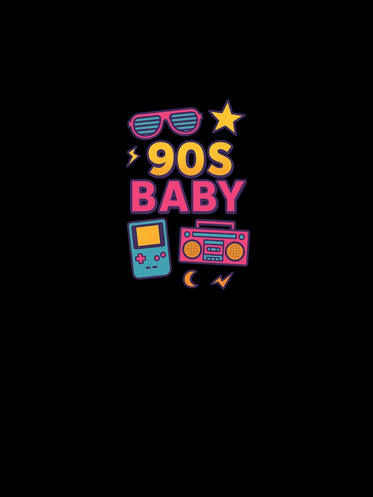 90s Baby Retro Design by edimoraes T-Shirts, Hoodie, Sweatshirt | BlankRebels.com (Image 3)
